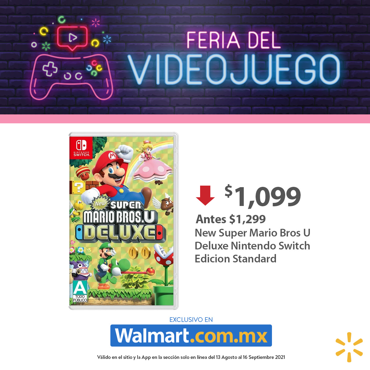 Catálogo Walmart - 13.8.2021 - 16.9.2021. Página 1