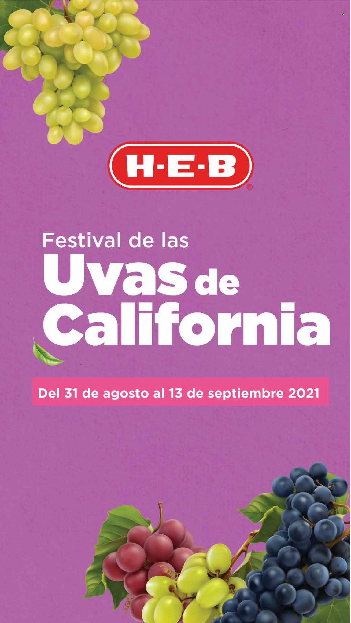 Catálogo H-E-B - 31.8.2021 - 13.9.2021. Página 1
