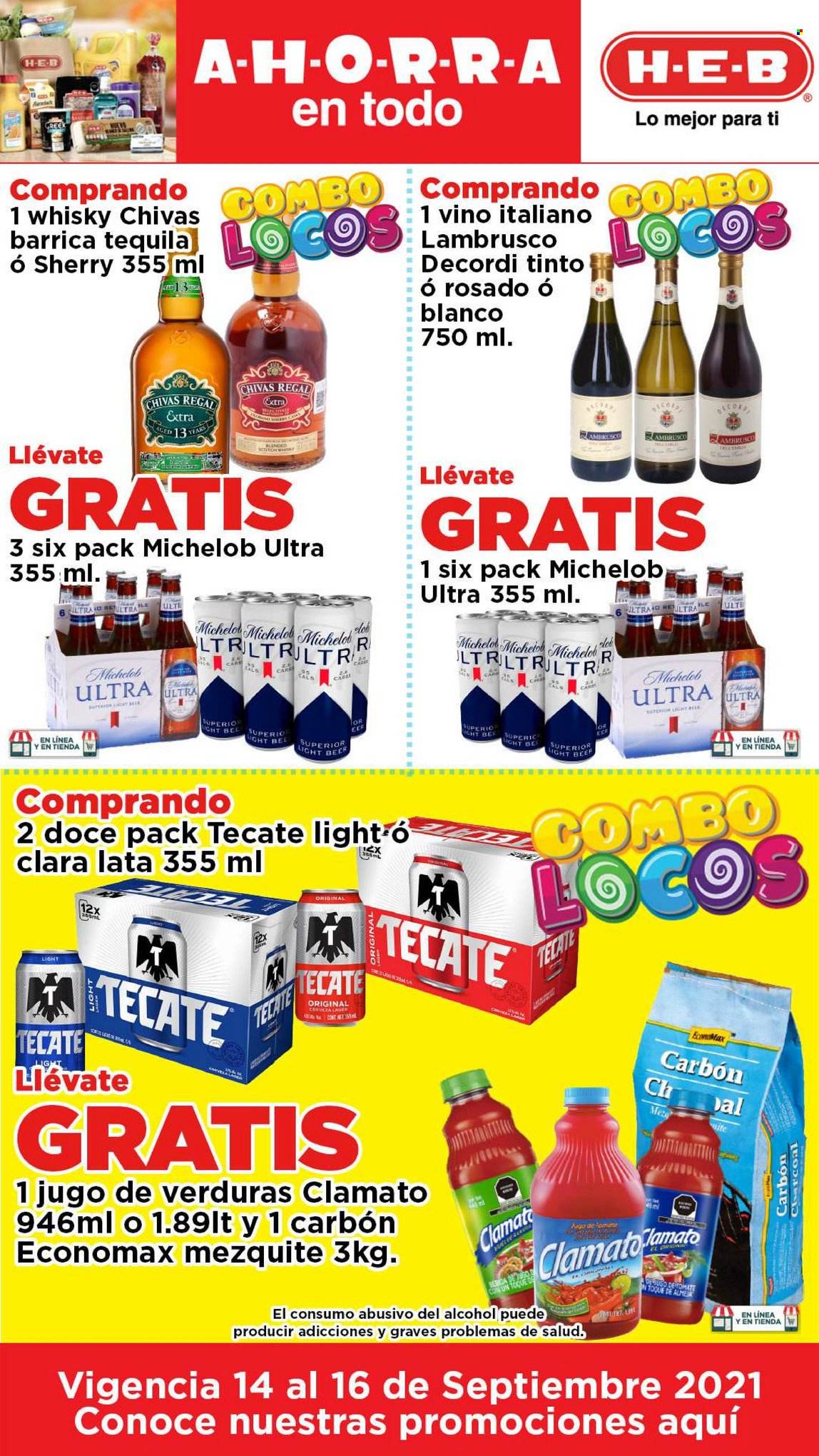 Catálogo H-E-B - 14.9.2021 - 16.9.2021. Página 1