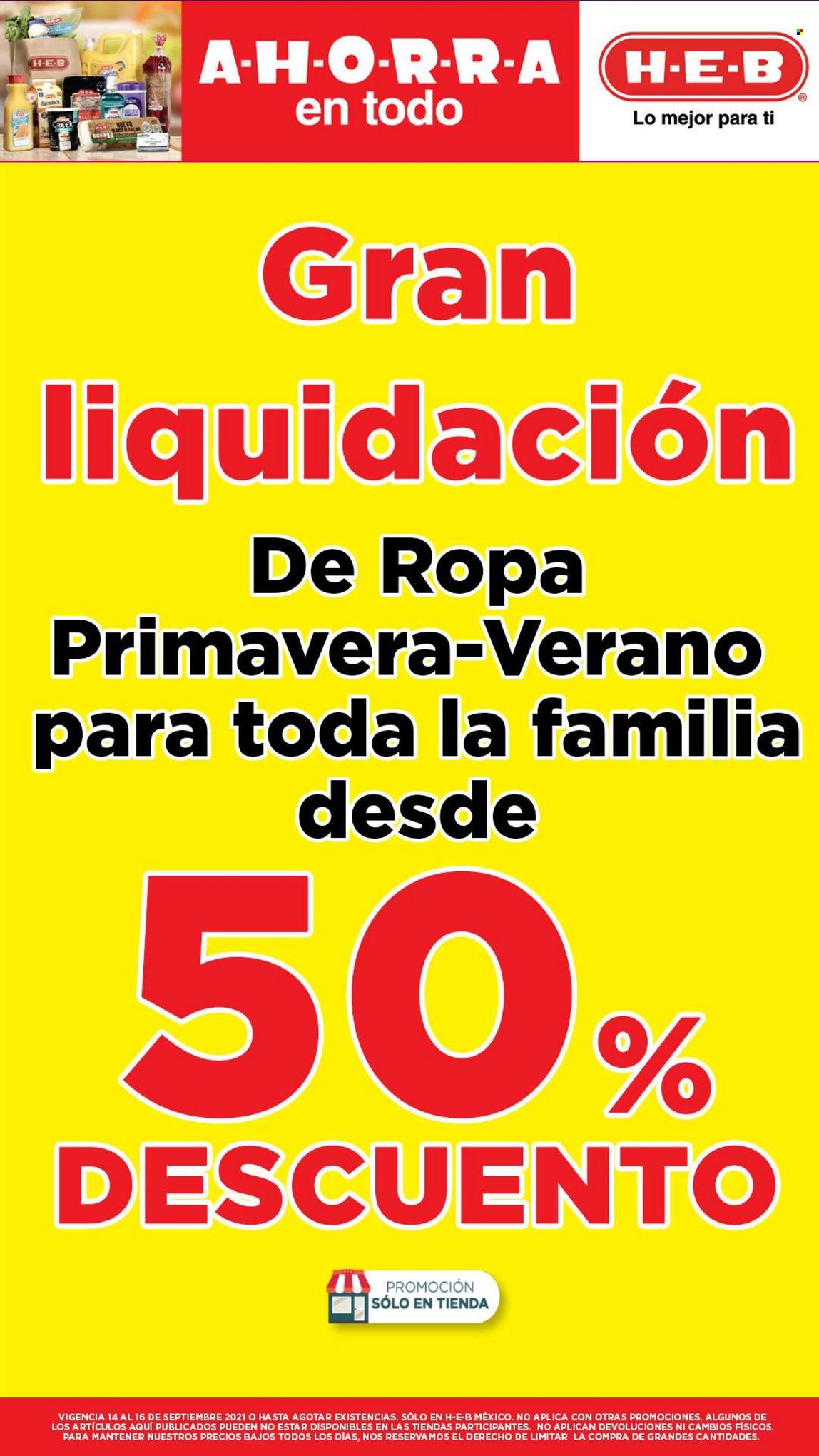 Catálogo H-E-B - 14.9.2021 - 16.9.2021. Página 17