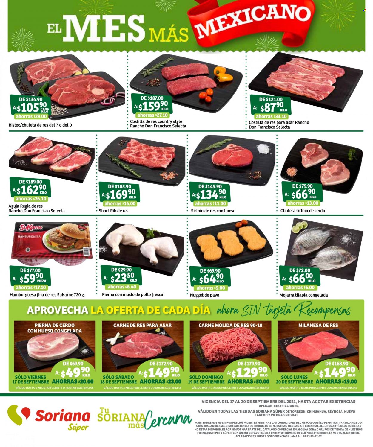 Catálogo Soriana Súper - 17.9.2021 - 20.9.2021. Página 1