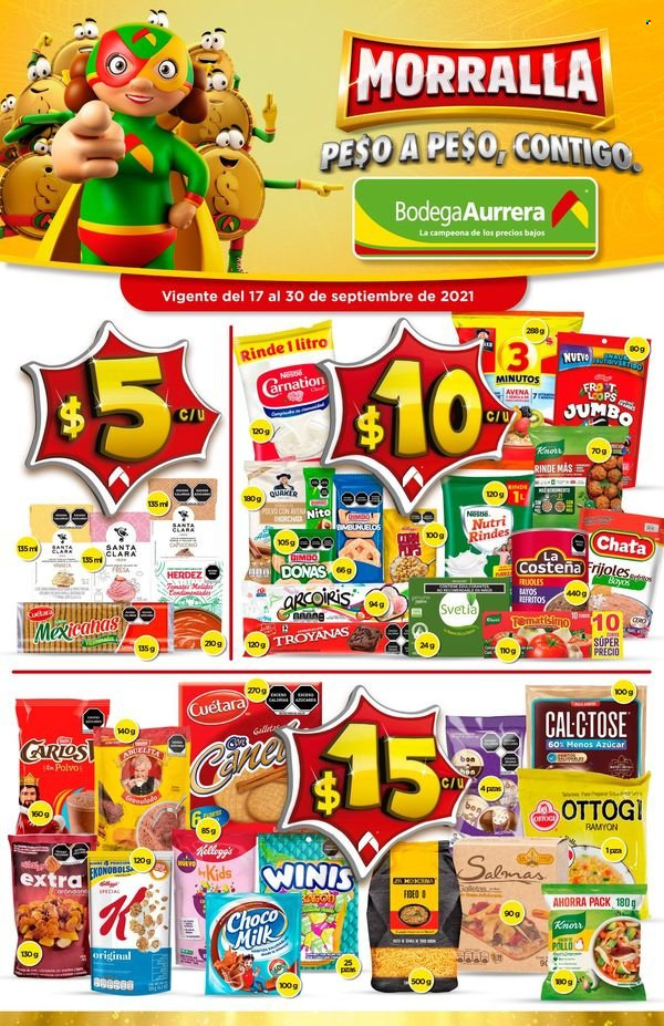 Catálogo Bodega Aurrerá - 17.9.2021 - 30.9.2021. Página 1
