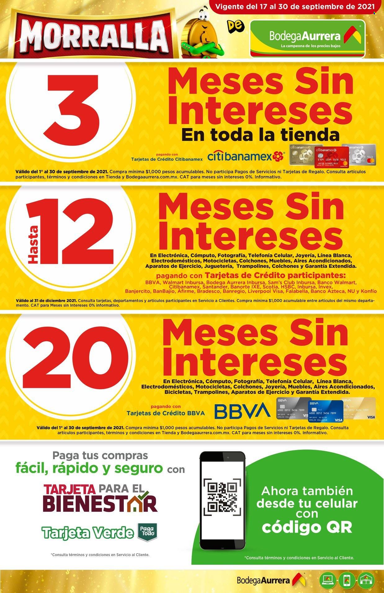 Catálogo Bodega Aurrerá - 17.9.2021 - 30.9.2021. Página 2