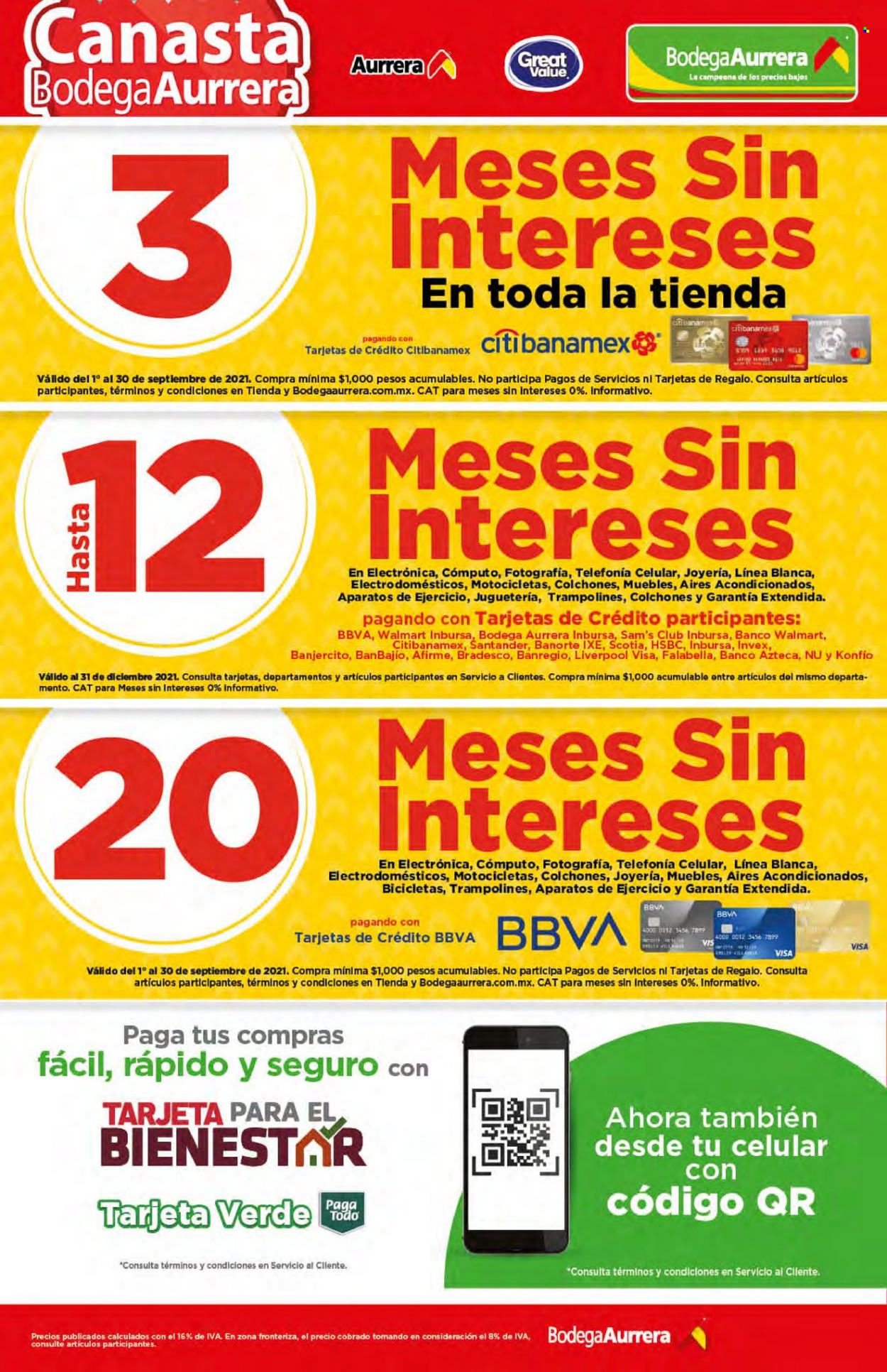 Catálogo Bodega Aurrerá - 17.9.2021 - 30.9.2021. Página 2
