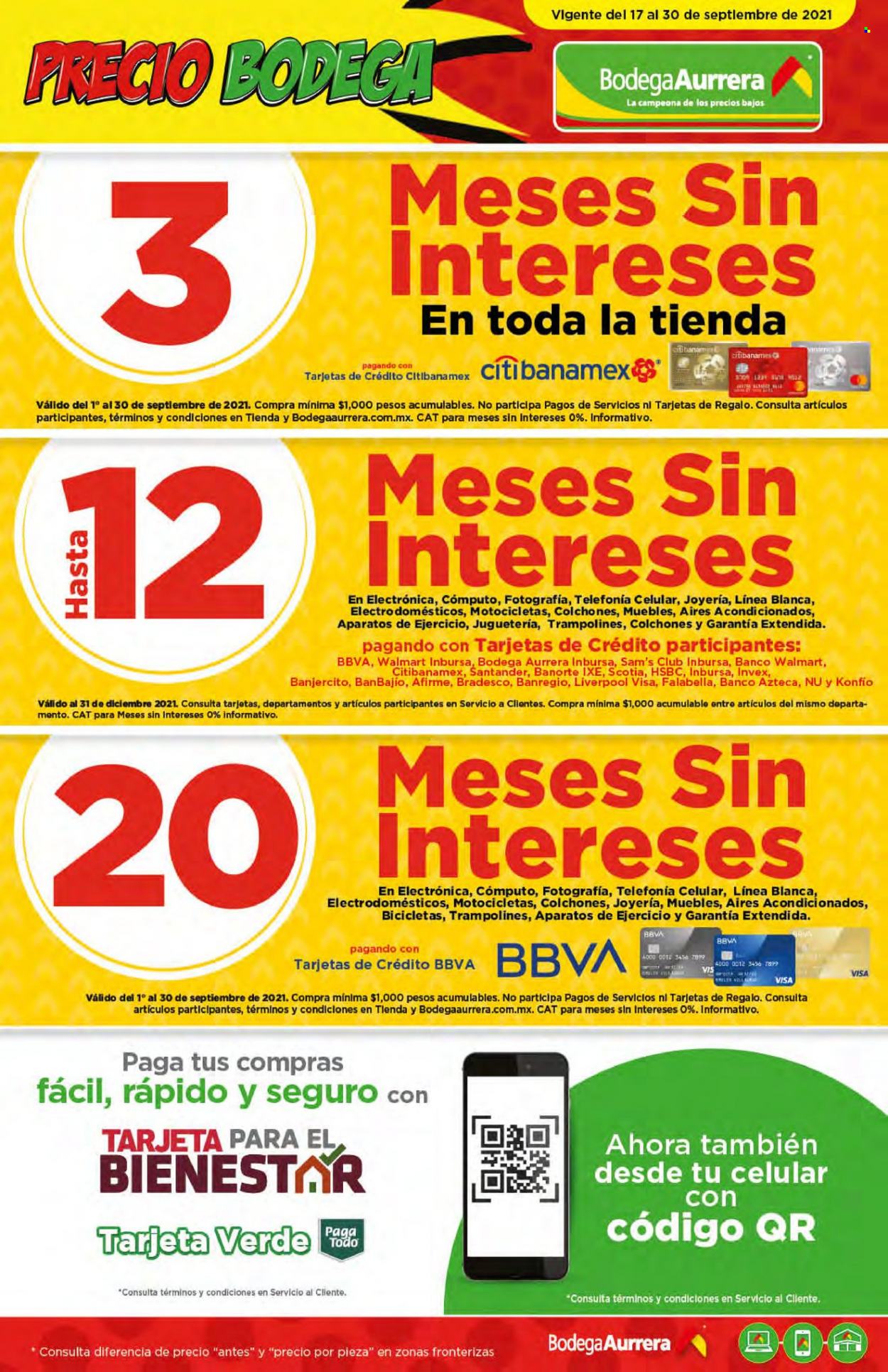 Catálogo Bodega Aurrerá - 17.9.2021 - 30.9.2021. Página 2