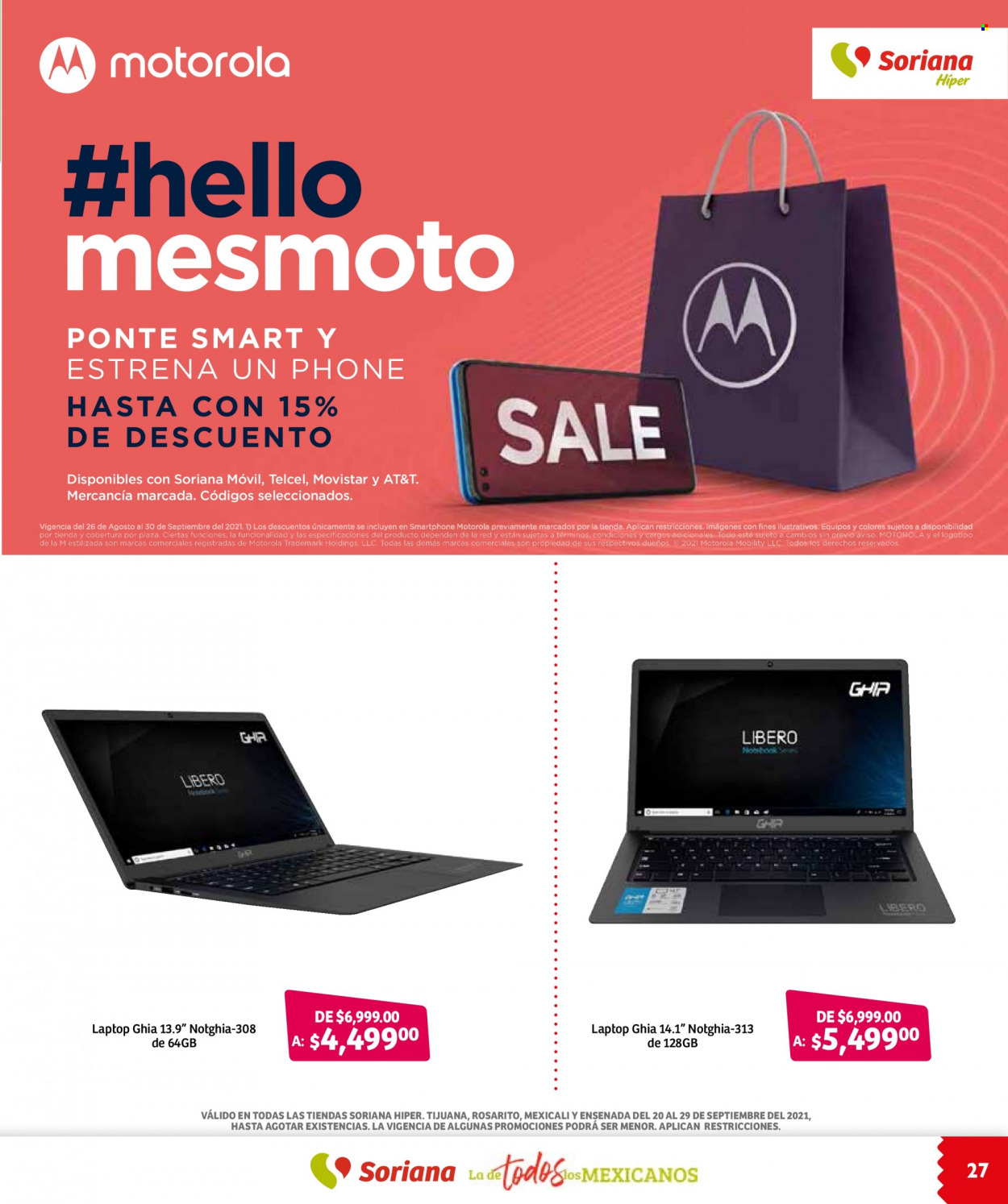 Catálogo Soriana Híper - 20.9.2021 - 29.9.2021. Página 27