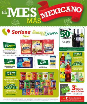 Folleto actual Soriana Súper - 20.9.2021 - 29.9.2021.