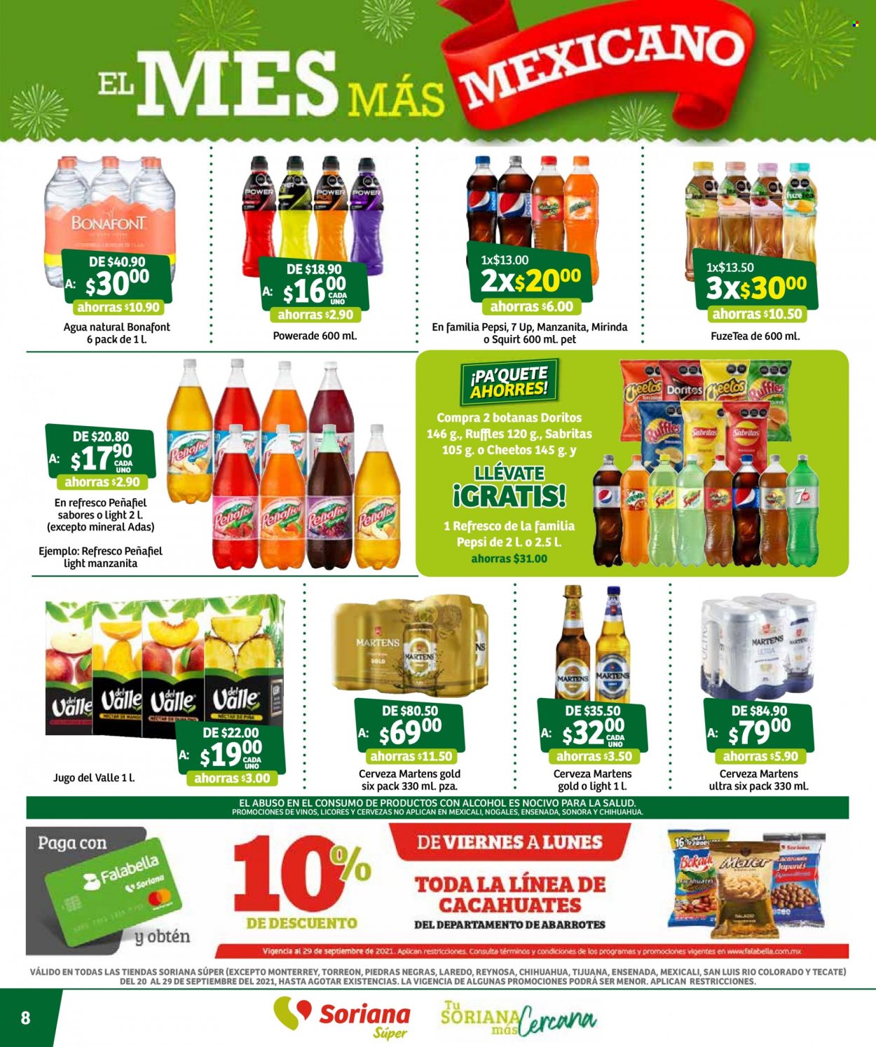 Catálogo Soriana Súper - 20.9.2021 - 29.9.2021. Página 8