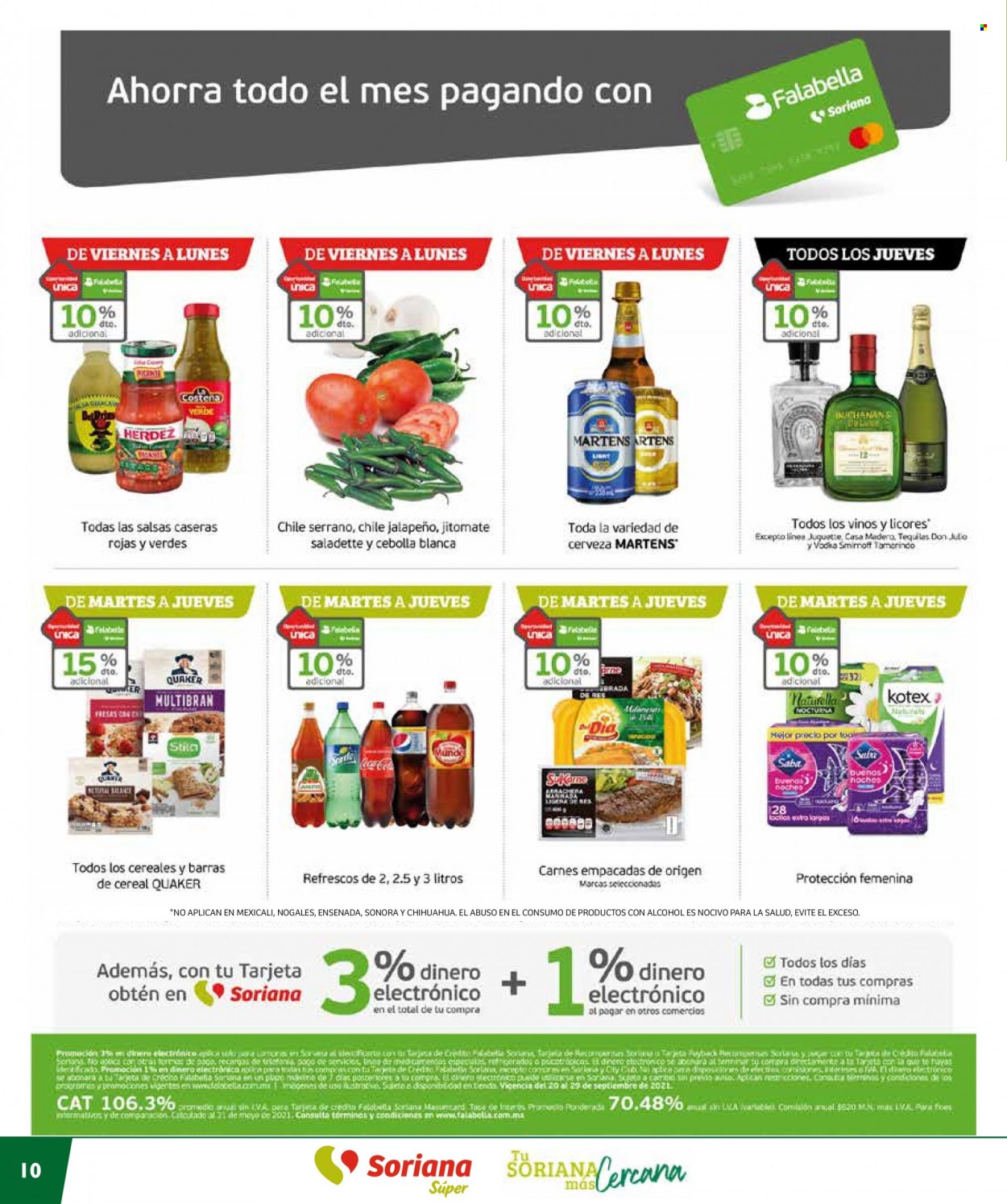 Catálogo Soriana Súper - 20.9.2021 - 29.9.2021. Página 10