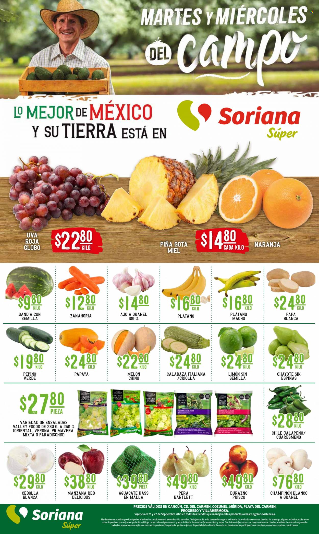 Catálogo Soriana Súper - 21.9.2021 - 22.9.2021. Página 1