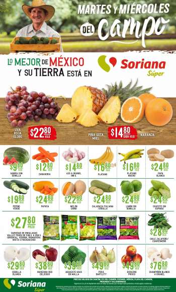 Folleto actual Soriana Súper - 21.9.2021 - 22.9.2021.