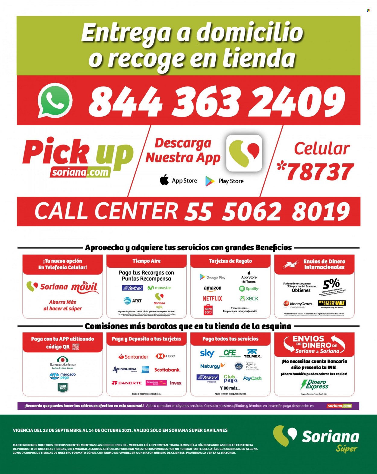 Catálogo Soriana Súper - 23.9.2021 - 14.10.2021. Página 25
