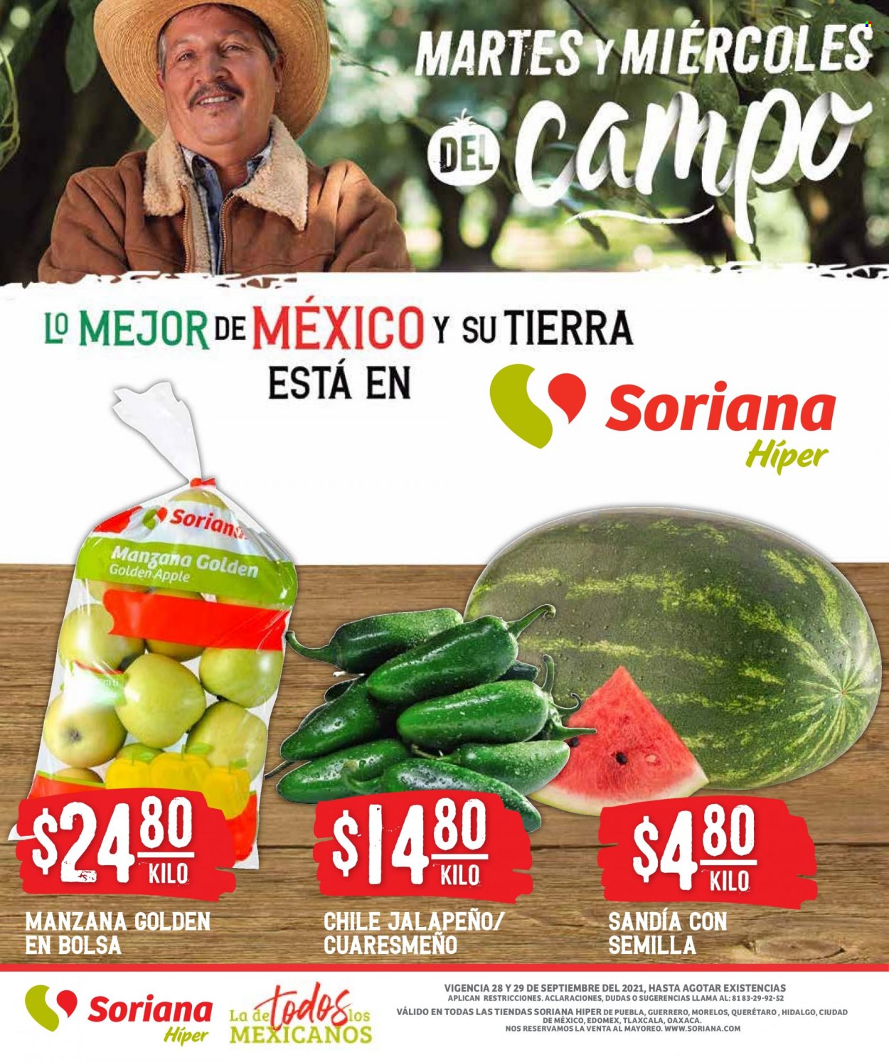 Catálogo Soriana Híper - 28.9.2021 - 29.9.2021. Página 1