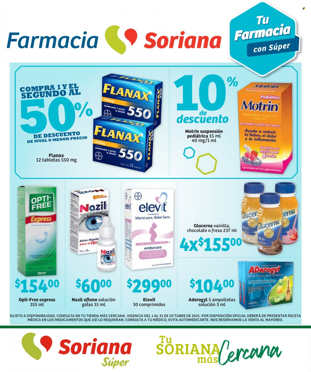 Catálogo Soriana Súper - 1.10.2021 - 31.10.2021. Página 1