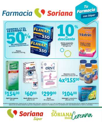 Folleto actual Soriana Súper - 1.10.2021 - 31.10.2021.