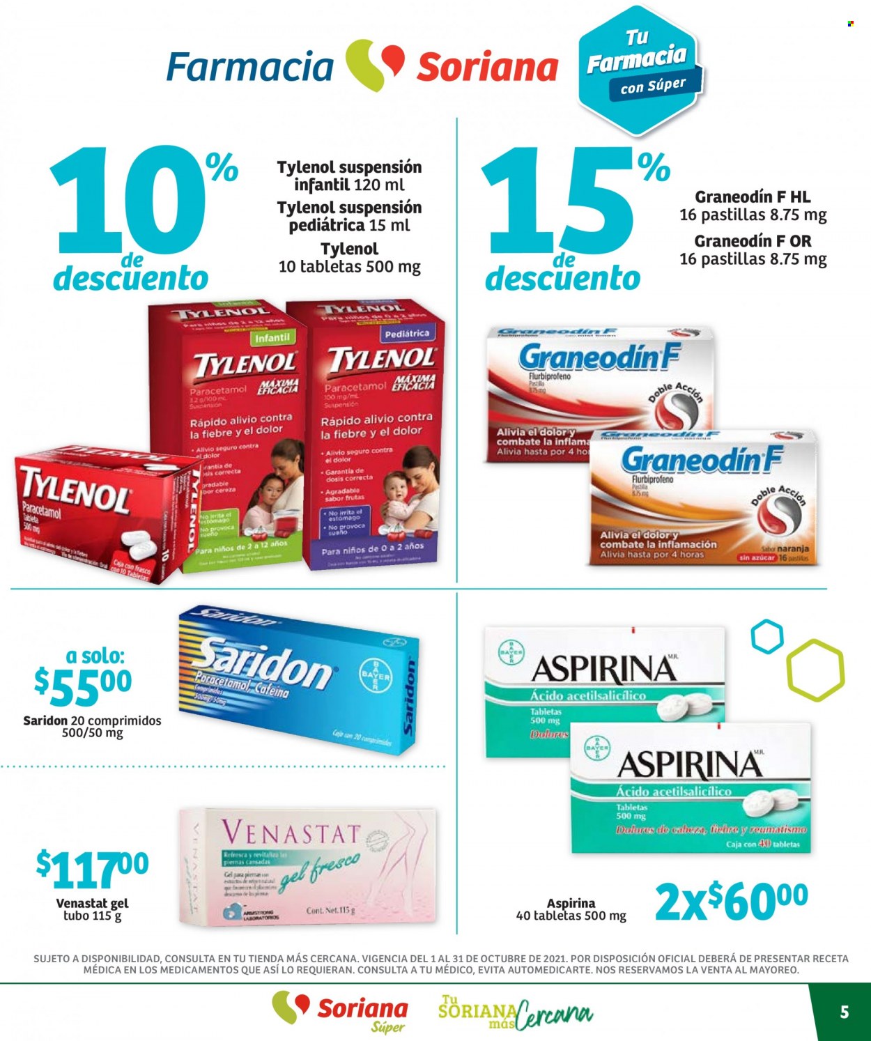 Catálogo Soriana Súper - 1.10.2021 - 31.10.2021. Página 5