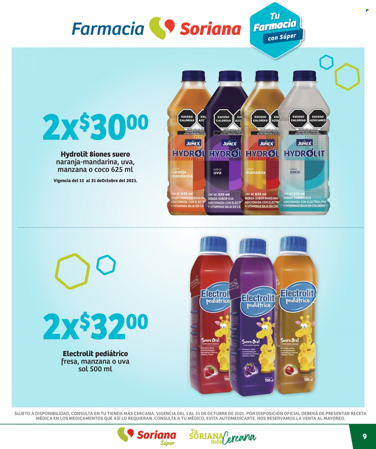 Catálogo Soriana Súper - 1.10.2021 - 31.10.2021. Página 9