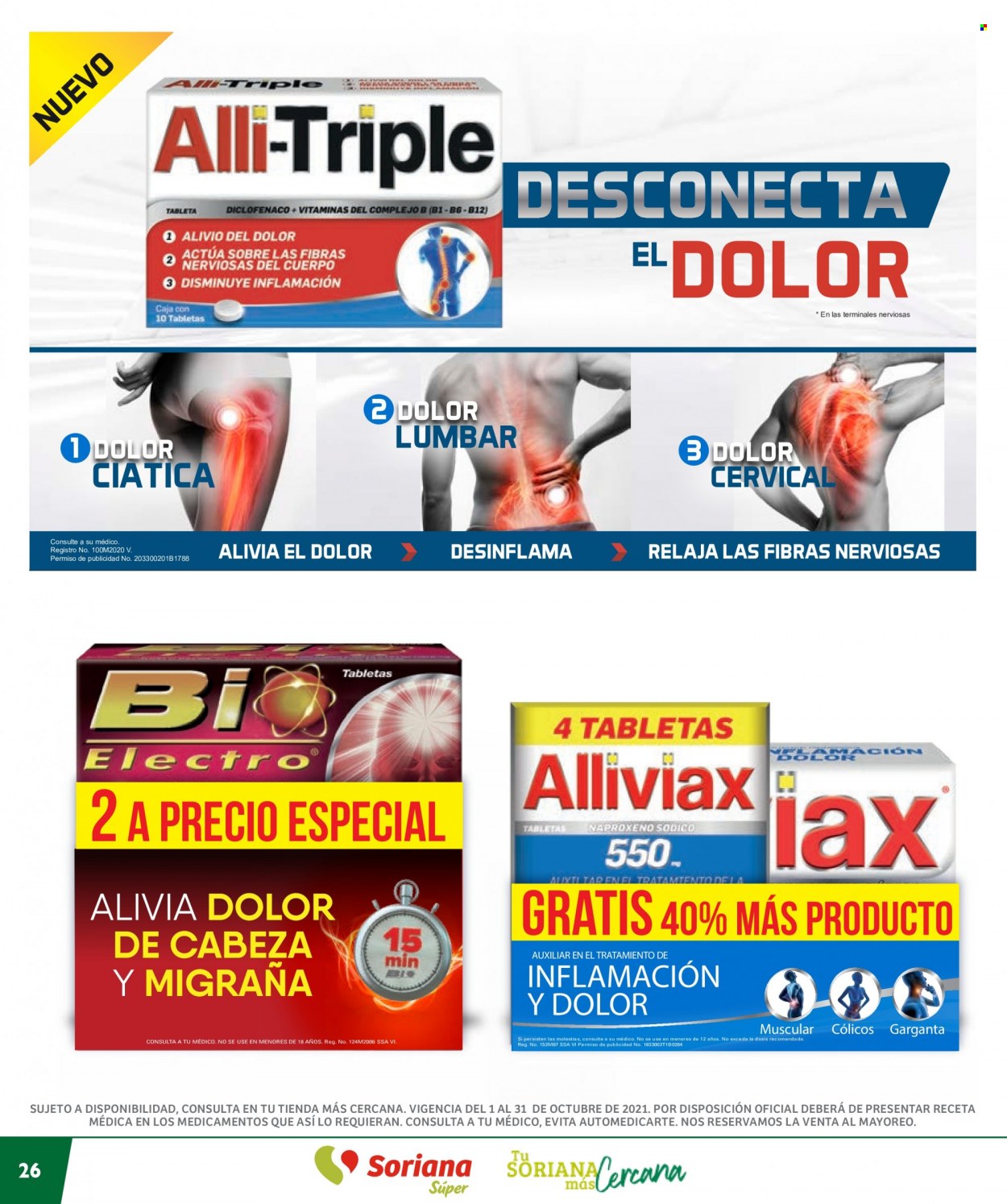 Catálogo Soriana Súper - 1.10.2021 - 31.10.2021. Página 26