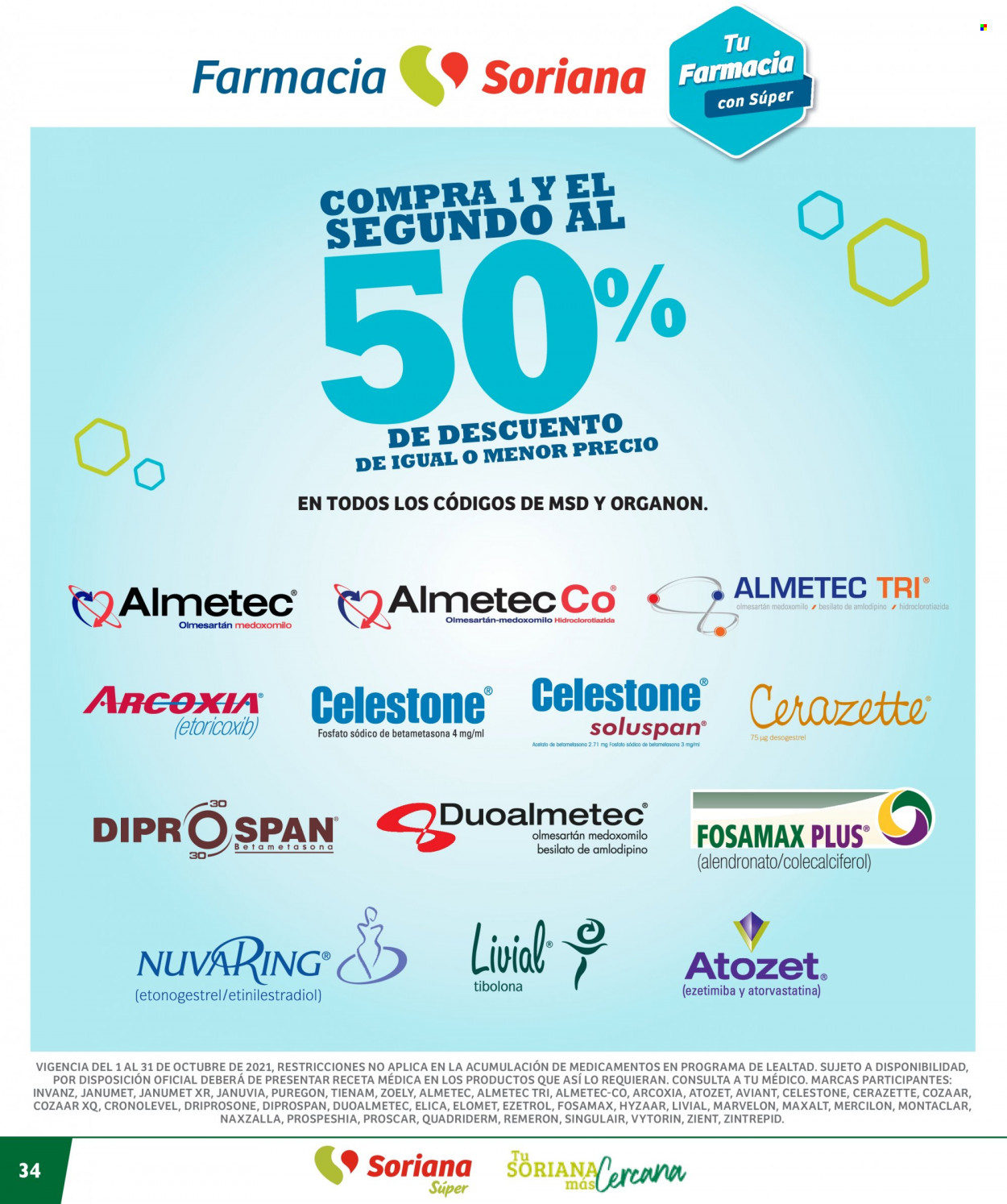 Catálogo Soriana Súper - 1.10.2021 - 31.10.2021. Página 34