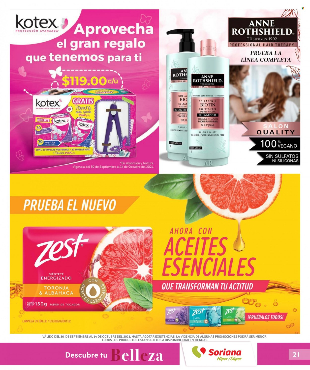 Catálogo Soriana - 30.9.2021 - 14.10.2021. Página 21
