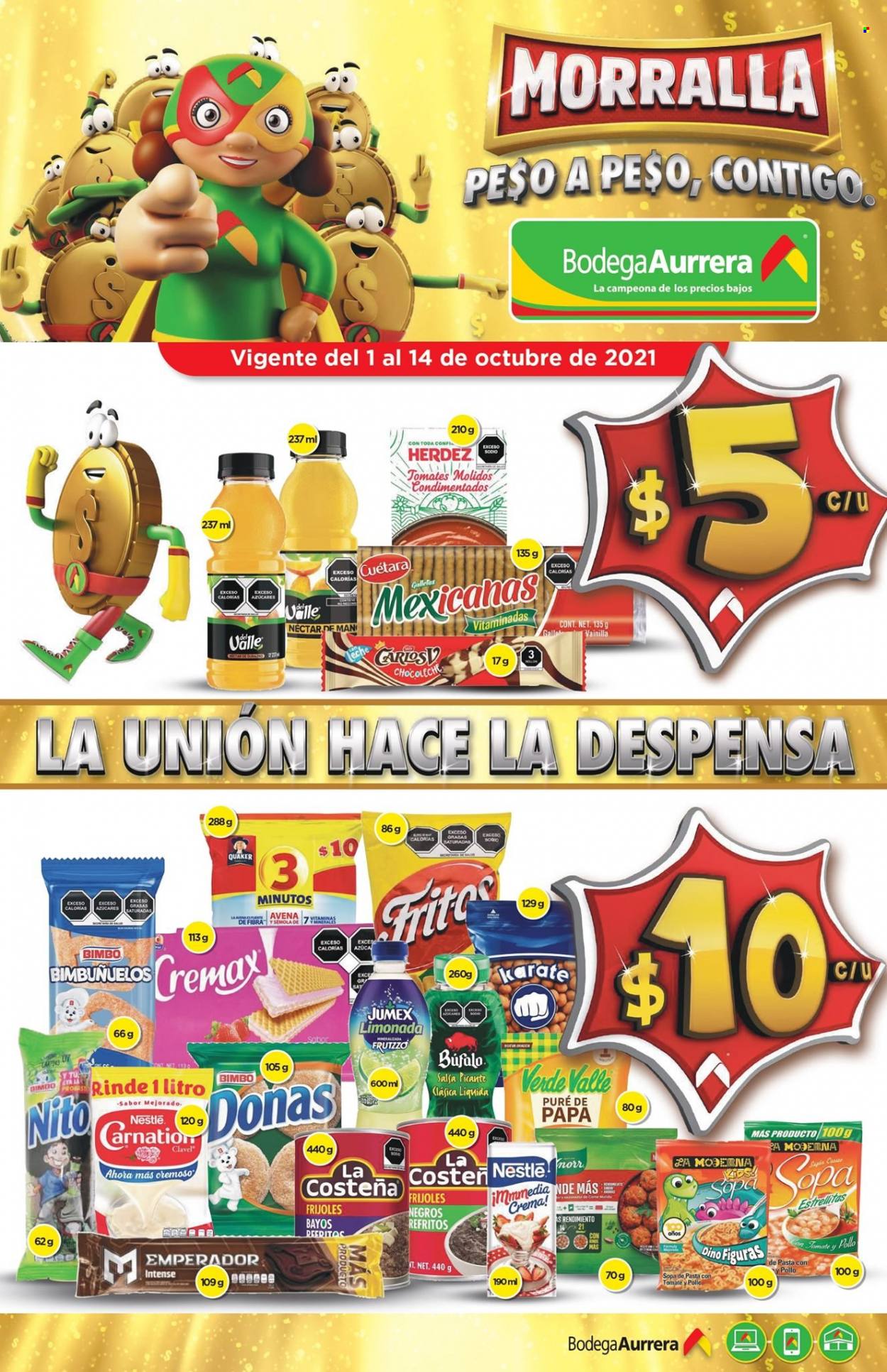 Catálogo Bodega Aurrerá - 1.10.2021 - 14.10.2021. Página 1