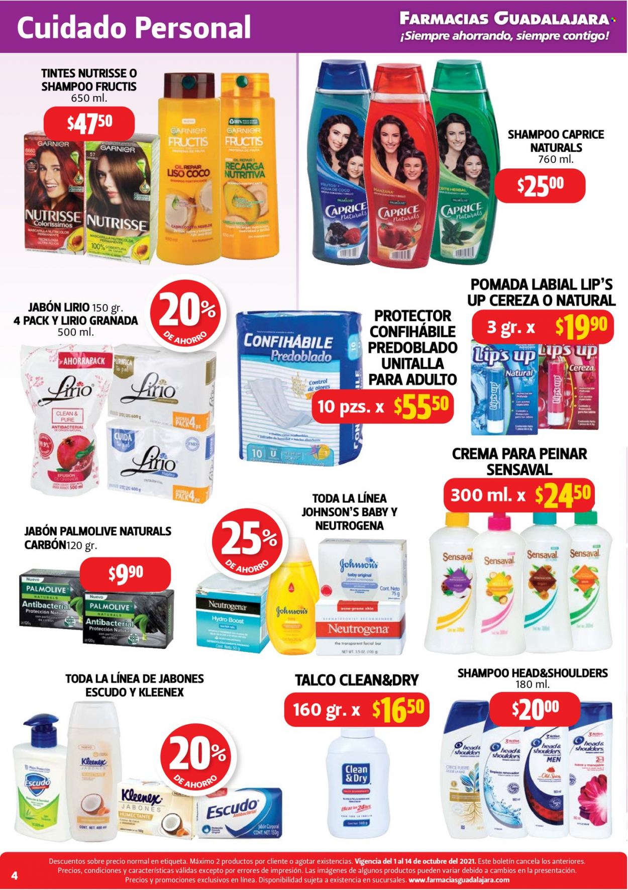 Catálogo Farmacias Guadalajara - 1.10.2021 - 14.10.2021. Página 4