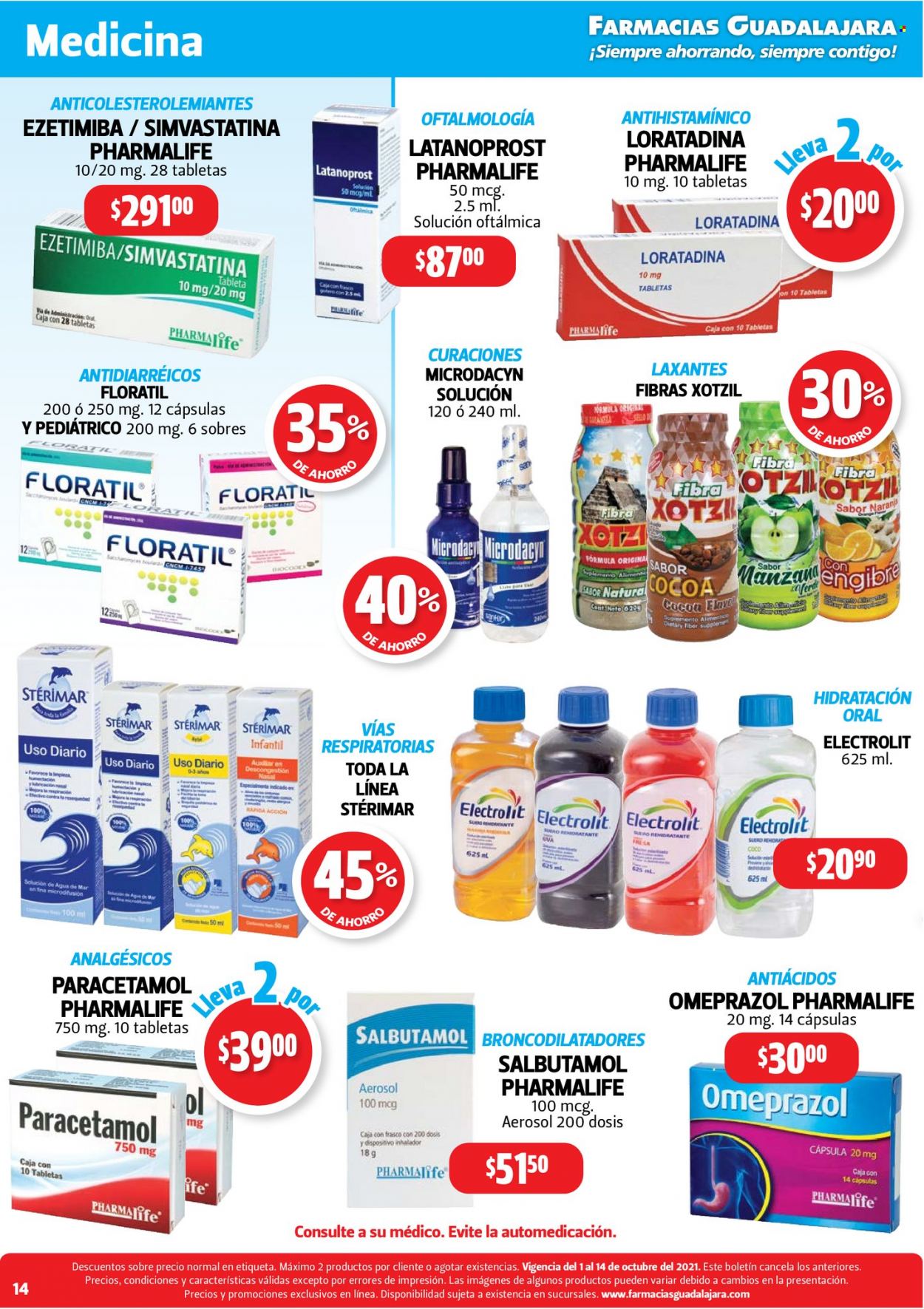 Catálogo Farmacias Guadalajara - 1.10.2021 - 14.10.2021. Página 14