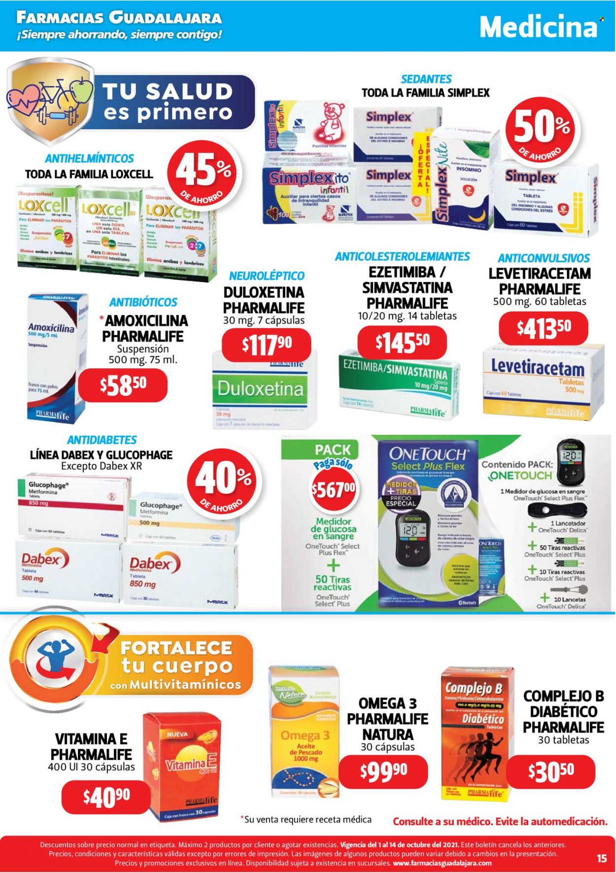 Catálogo Farmacias Guadalajara - 1.10.2021 - 14.10.2021. Página 15
