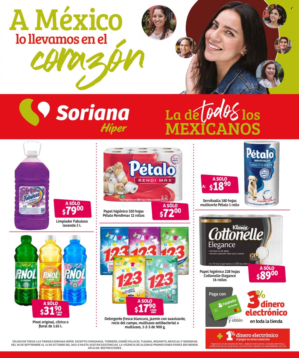 Catálogo Soriana Híper - 30.9.2021 - 14.10.2021. Página 1