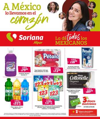 Folleto actual Soriana Híper - 30.9.2021 - 14.10.2021.
