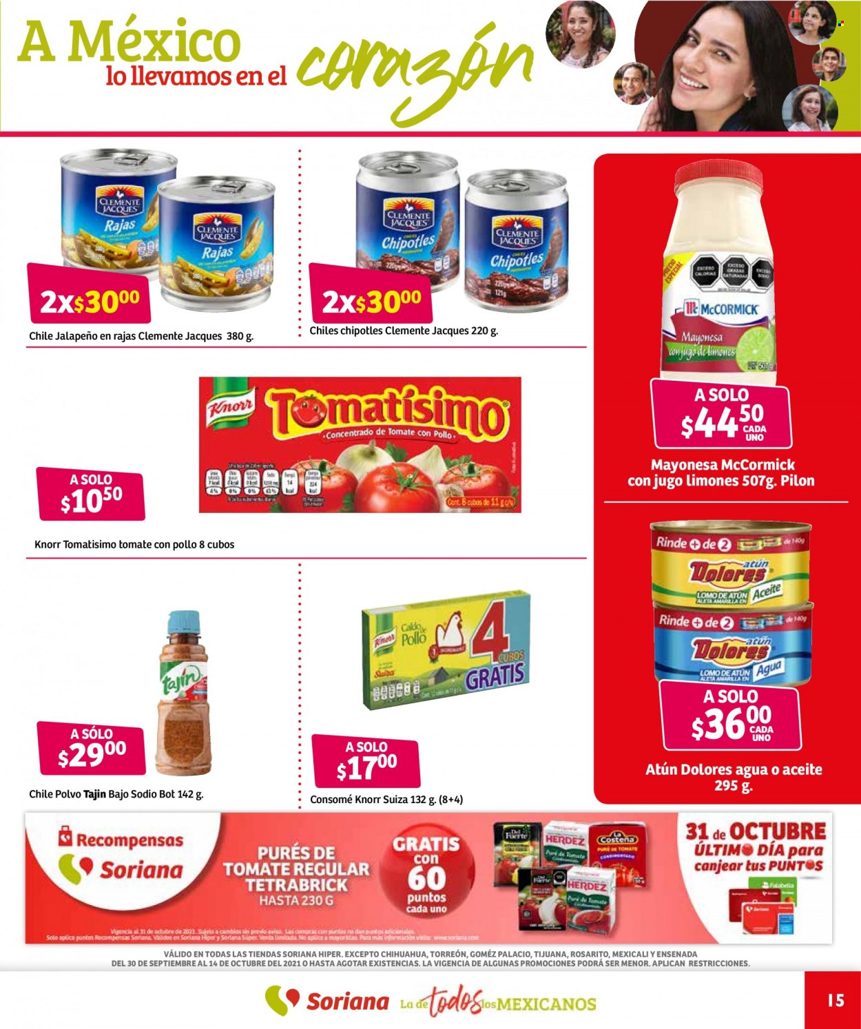 Catálogo Soriana Híper - 30.9.2021 - 14.10.2021. Página 15