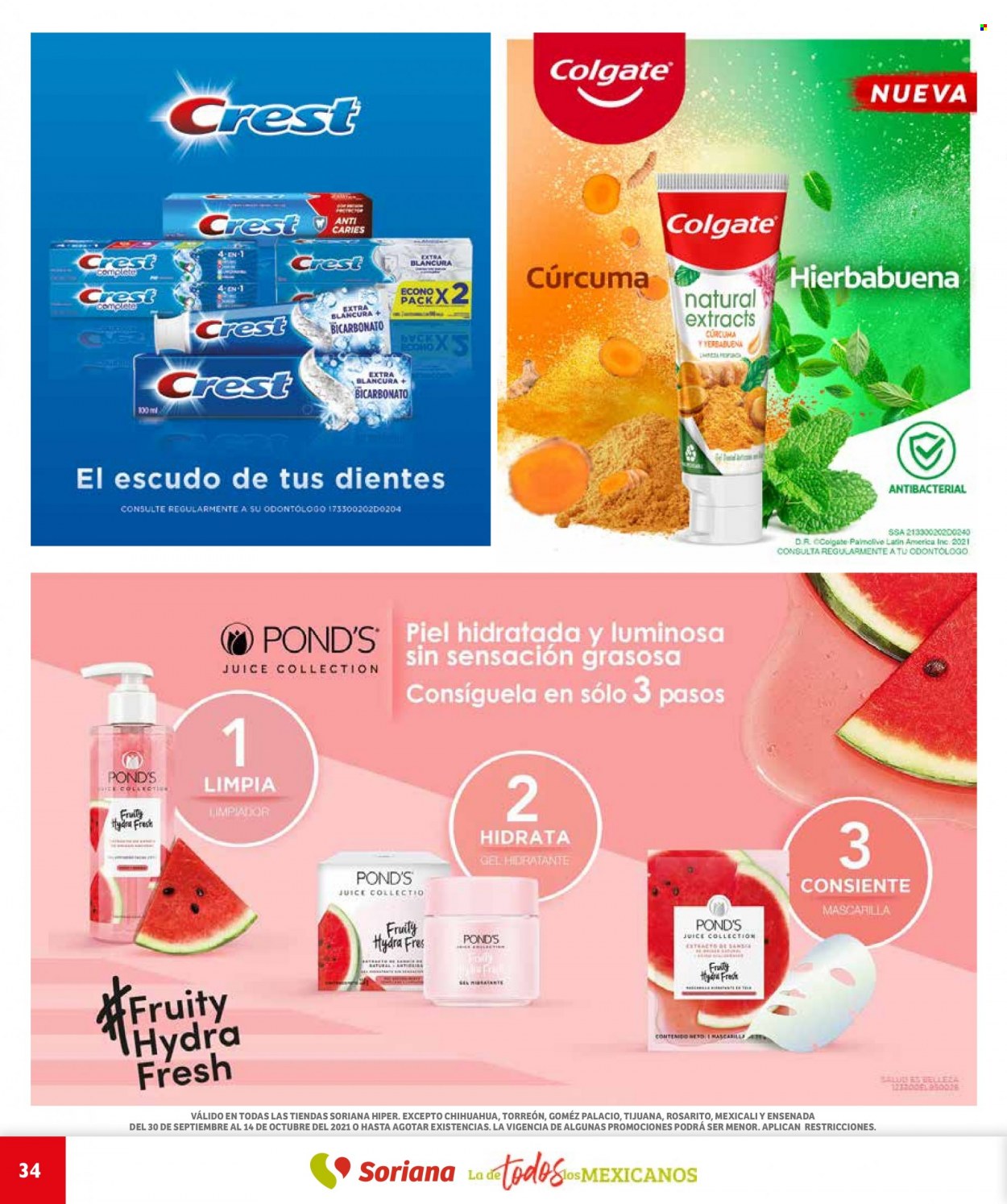 Catálogo Soriana Híper - 30.9.2021 - 14.10.2021. Página 34