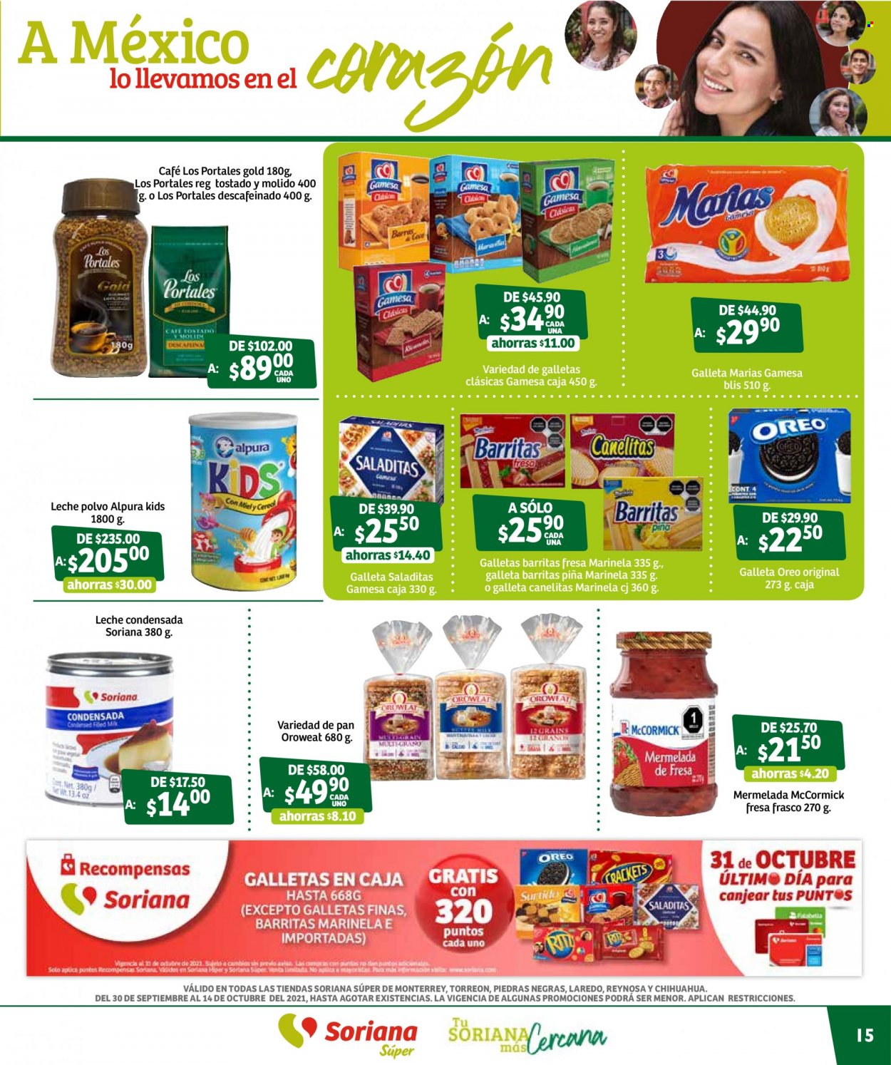 Catálogo Soriana Súper - 30.9.2021 - 14.10.2021. Página 15