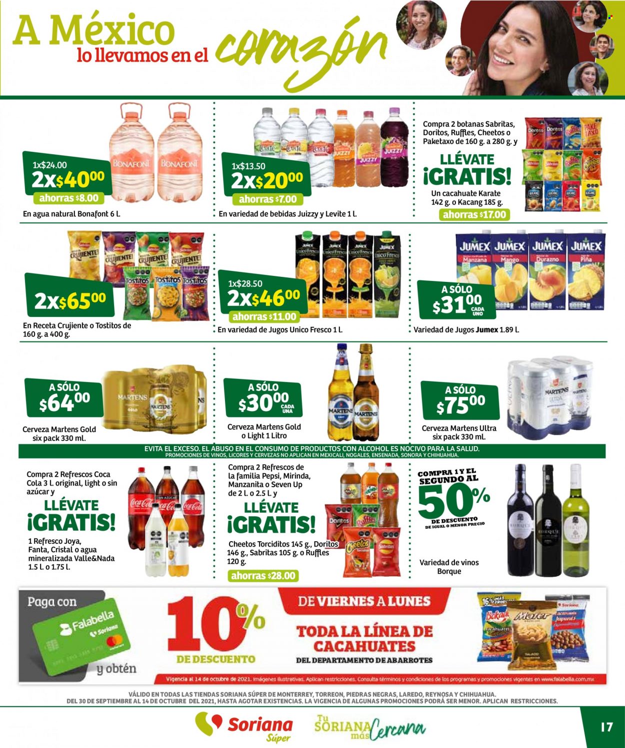 Catálogo Soriana Súper - 30.9.2021 - 14.10.2021. Página 17