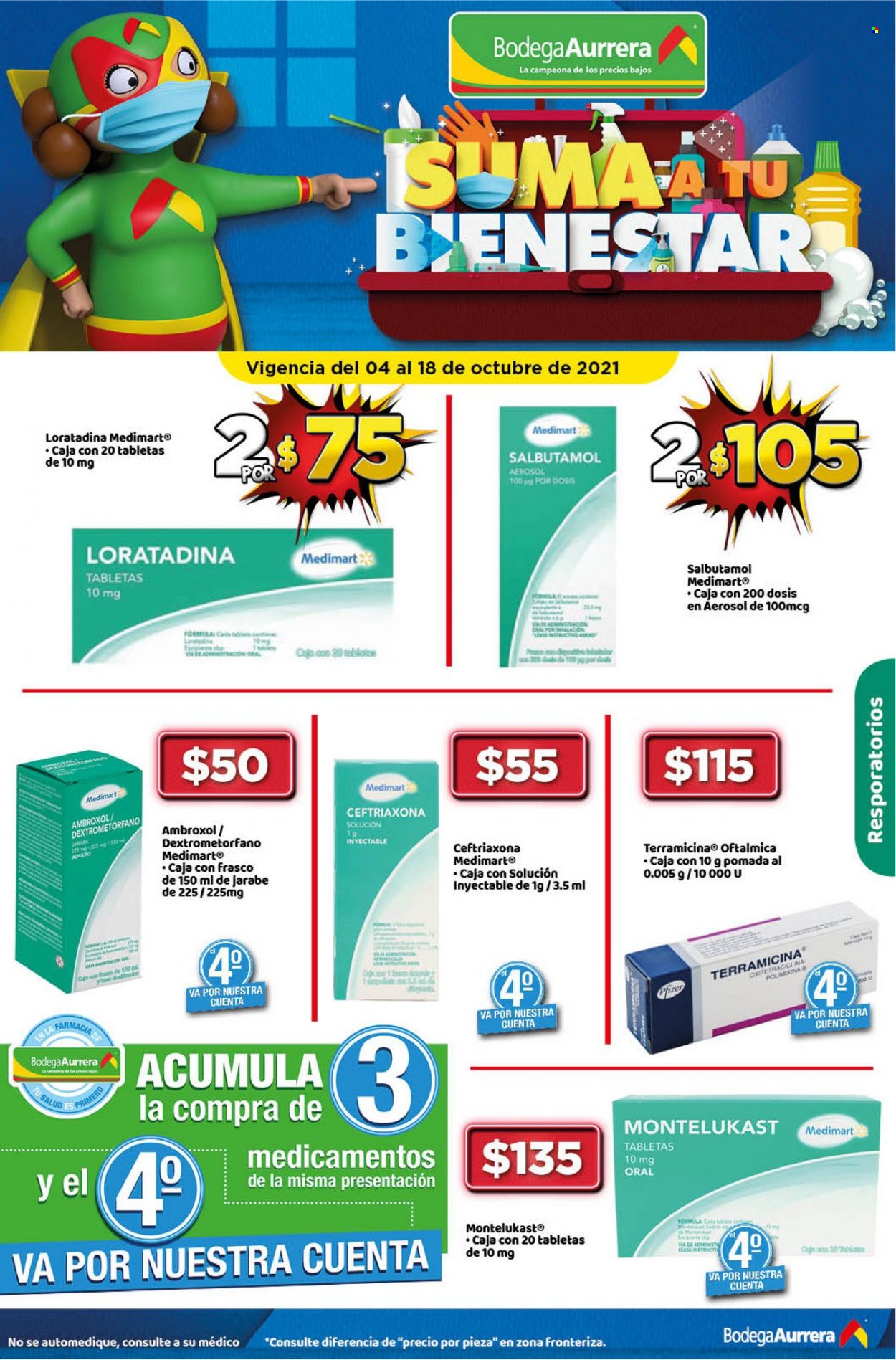 Catálogo Bodega Aurrerá - 4.10.2021 - 18.10.2021. Página 1
