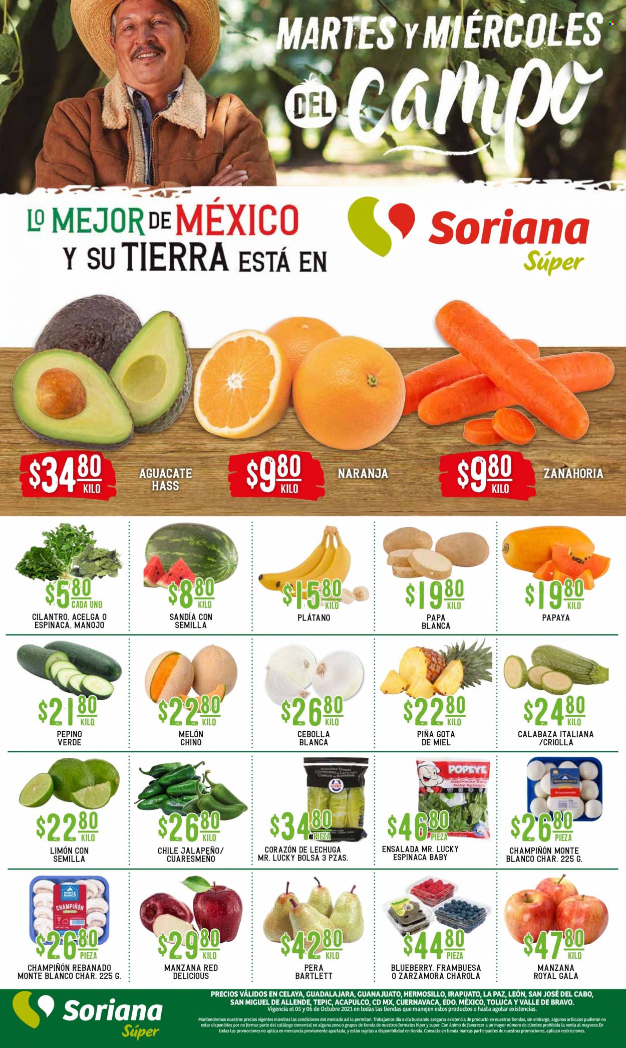 Catálogo Soriana Súper - 5.10.2021 - 6.10.2021. Página 1