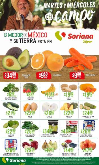 Folleto actual Soriana Súper - 5.10.2021 - 6.10.2021.