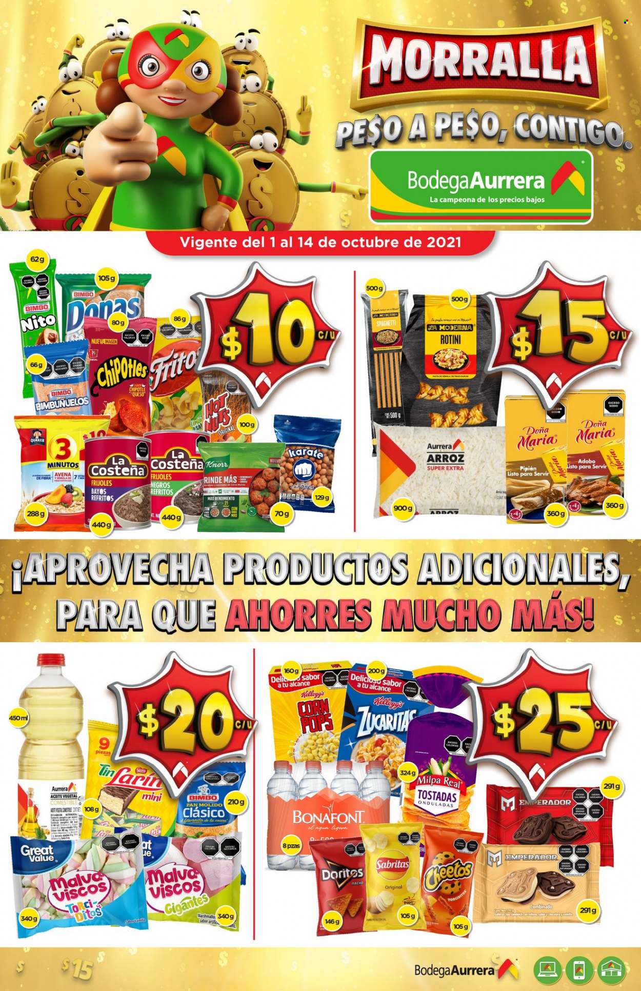 Catálogo Bodega Aurrerá - 1.10.2021 - 14.10.2021. Página 1