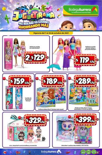 Folleto actual Bodega Aurrera - 7.10.2021 - 26.10.2021.