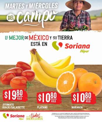 Folleto actual Soriana Híper - 12.10.2021 - 13.10.2021.