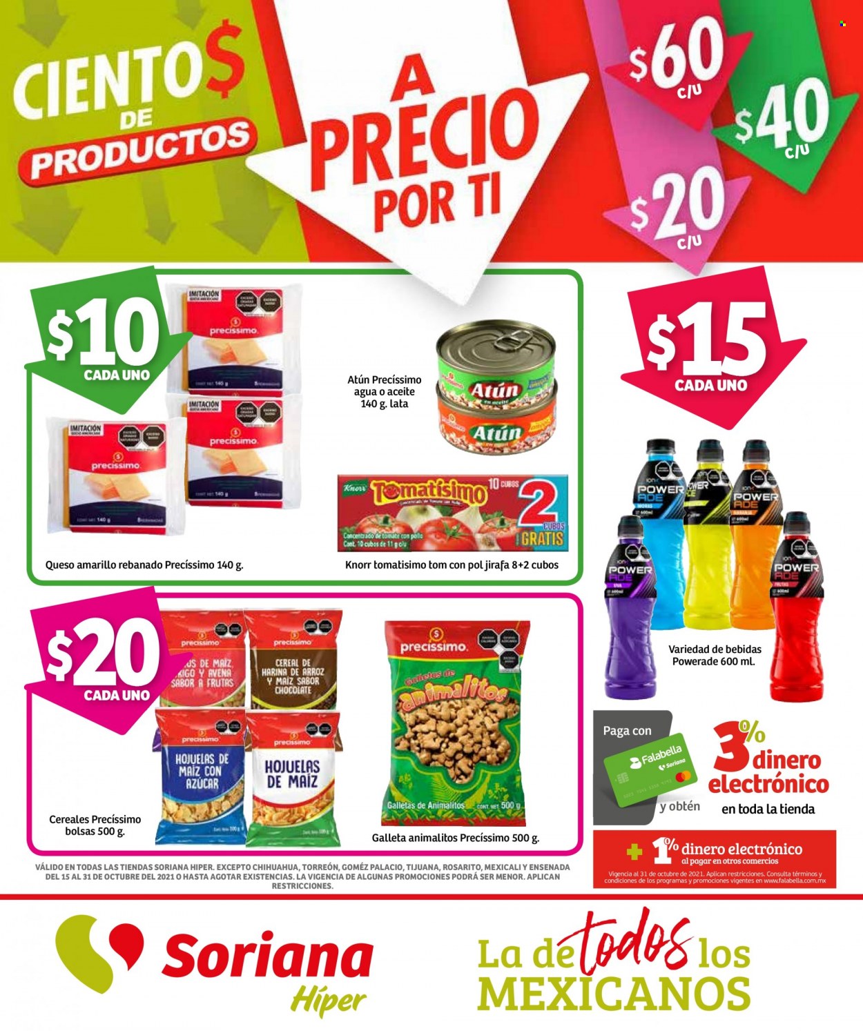 Catálogo Soriana Híper - 15.10.2021 - 31.10.2021. Página 1