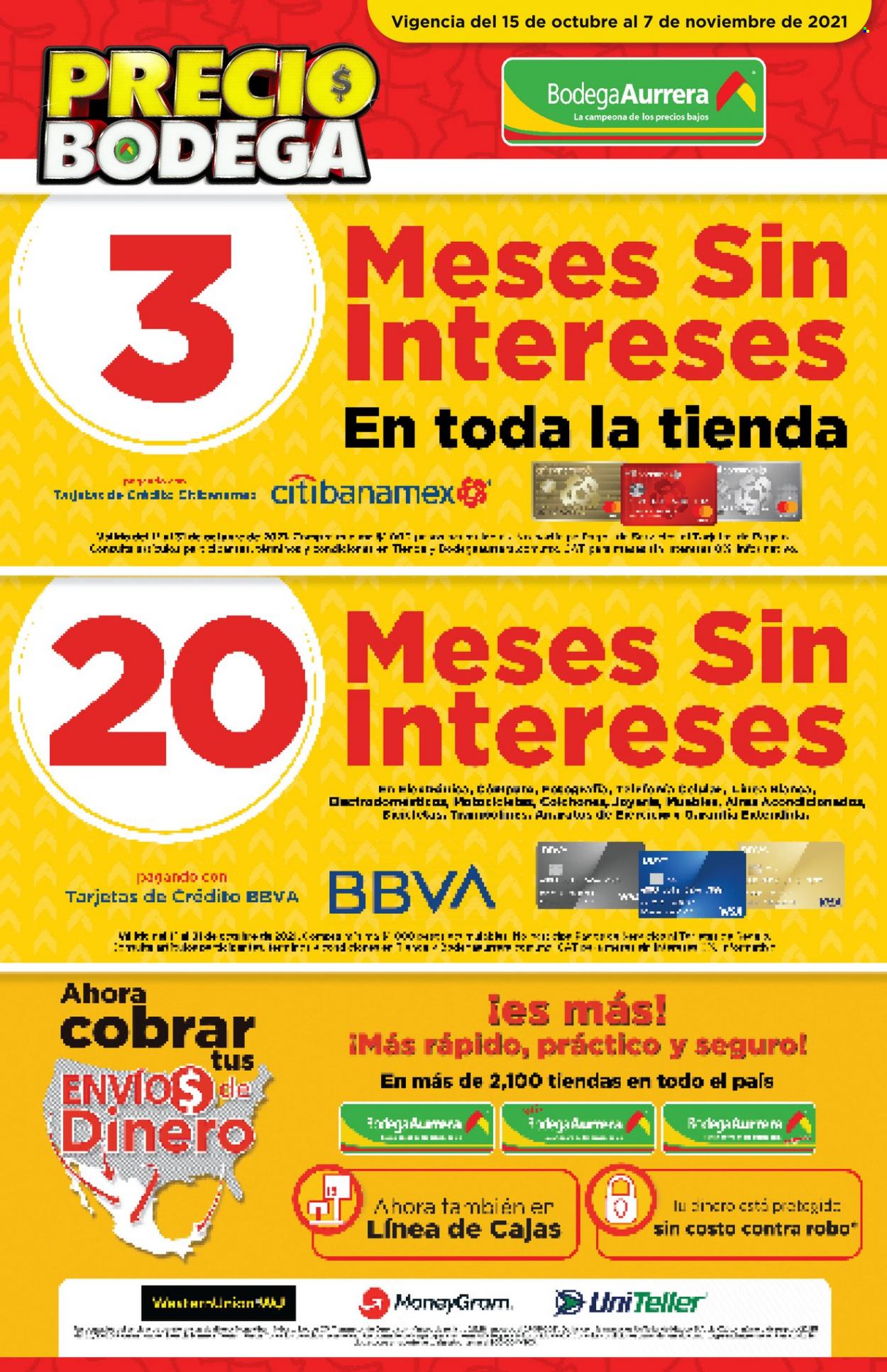 Catálogo Bodega Aurrerá - 15.10.2021 - 7.11.2021. Página 2