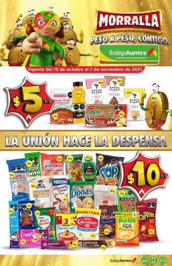 Folleto actual Bodega Aurrera - 15.10.2021 - 7.11.2021.