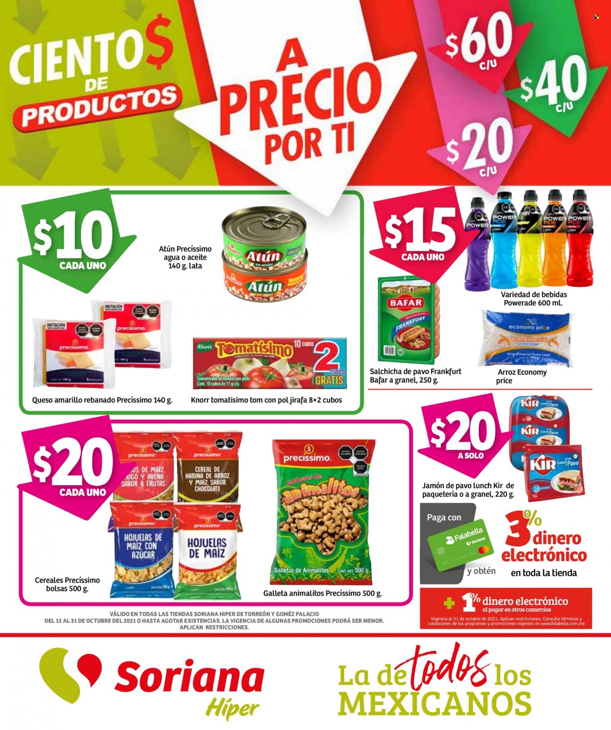 Catálogo Soriana Híper - 15.10.2021 - 31.10.2021. Página 1