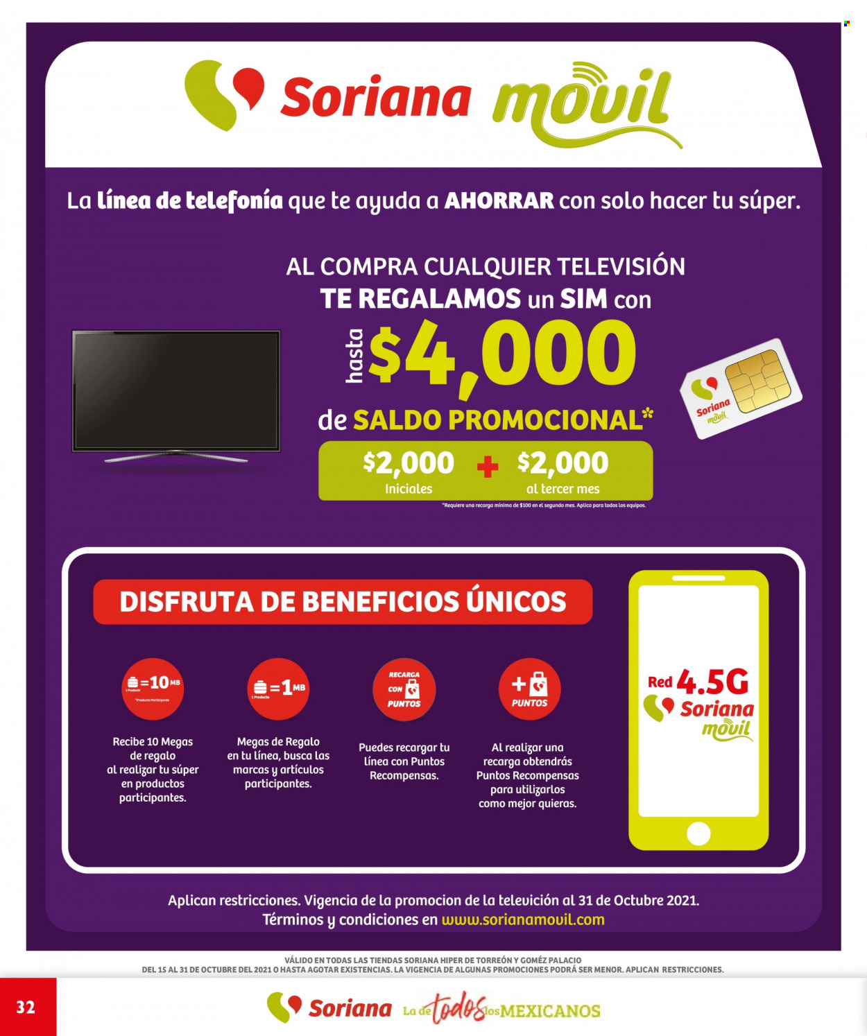 Catálogo Soriana Híper - 15.10.2021 - 31.10.2021. Página 32