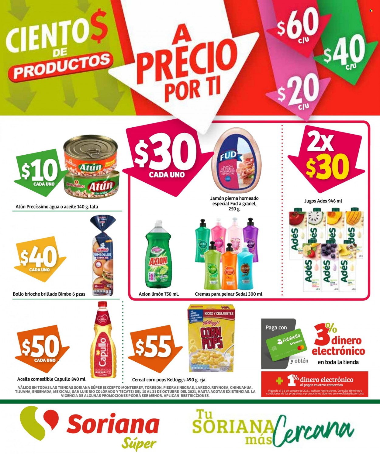 Catálogo Soriana Súper - 15.10.2021 - 31.10.2021. Página 1