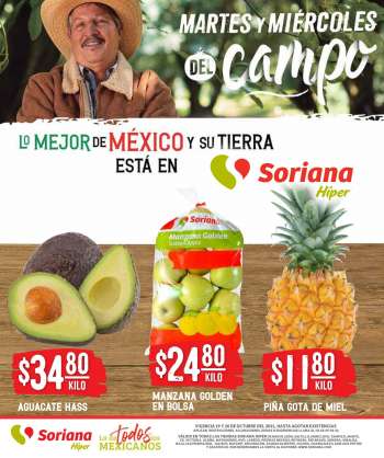 Folleto actual Soriana Híper - 19.10.2021 - 20.10.2021.