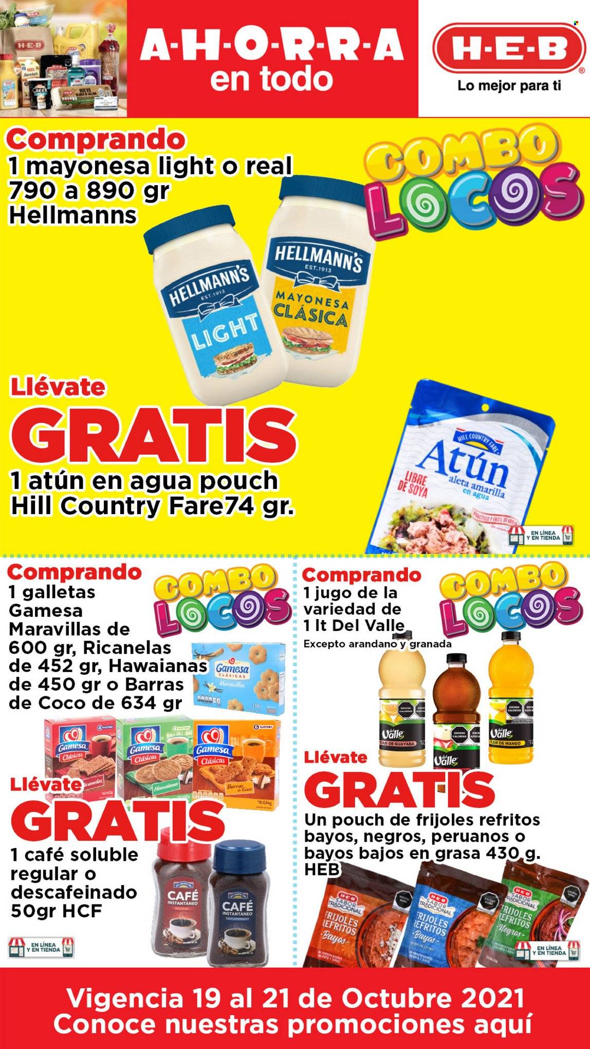 Catálogo H-E-B - 19.10.2021 - 21.10.2021. Página 1