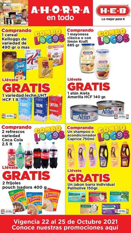 Catálogo H-E-B - 22.10.2021 - 25.10.2021. Página 1