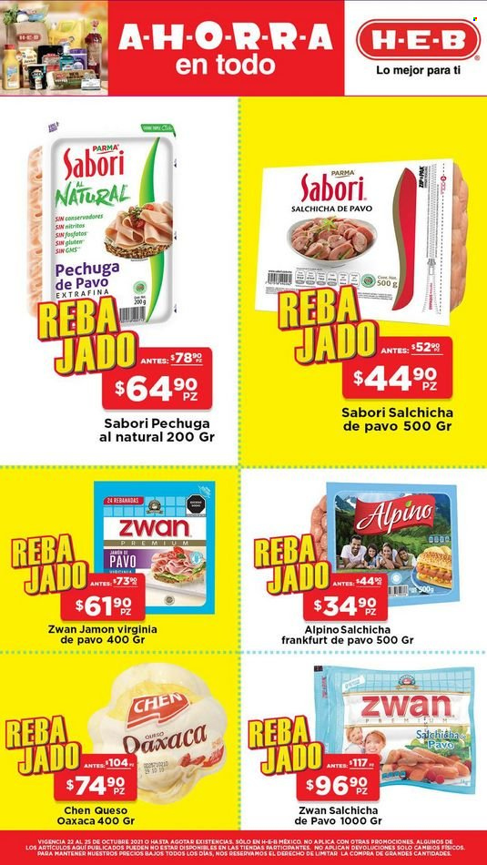 Catálogo H-E-B - 22.10.2021 - 25.10.2021. Página 9